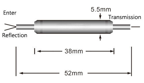 1x2 DWDM Single Channel 200Ghz Channel Spacing(3 ports)-1