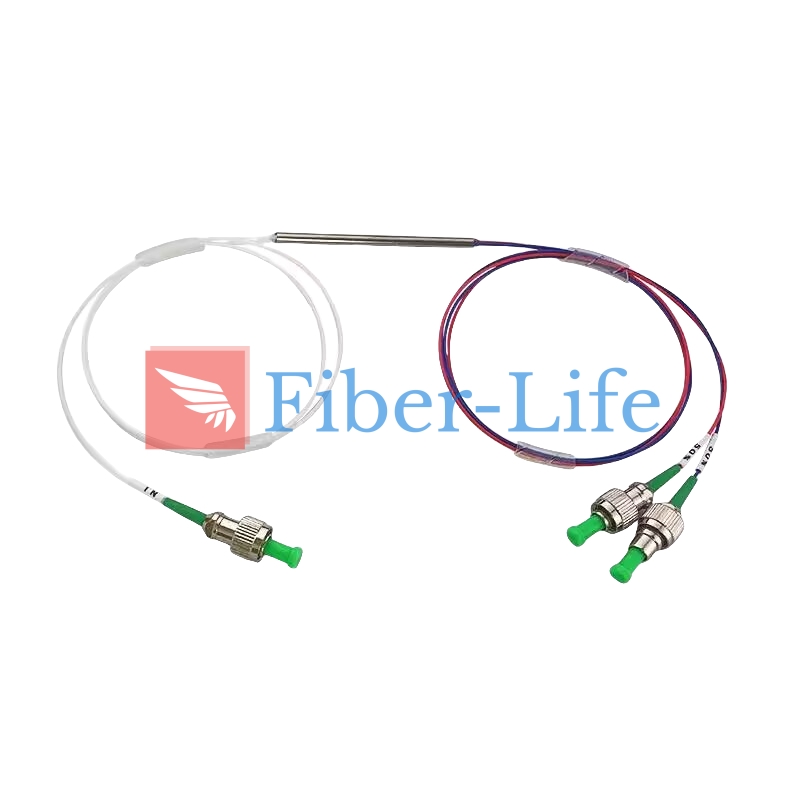 1310nm, 1550nm 1x2 Filter Type Singlemode Fiber Splitter