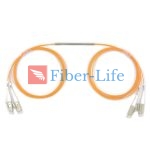 2x2 850nm Single Window Multimode FBT Coupler Splitter With Steel Tube