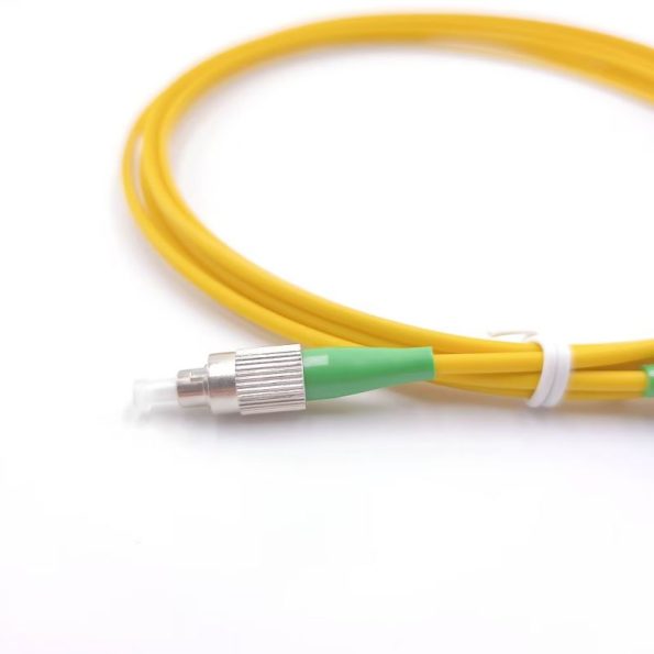 FC APC To FC APC Simplex OS2 Singlemode Fiber Patch Cable-2