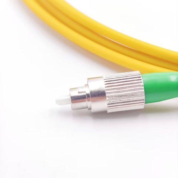 FC APC To FC APC Simplex OS2 Singlemode Fiber Patch Cable-3