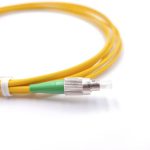 FC APC To FC APC Simplex OS2 Singlemode Fiber Patch Cable