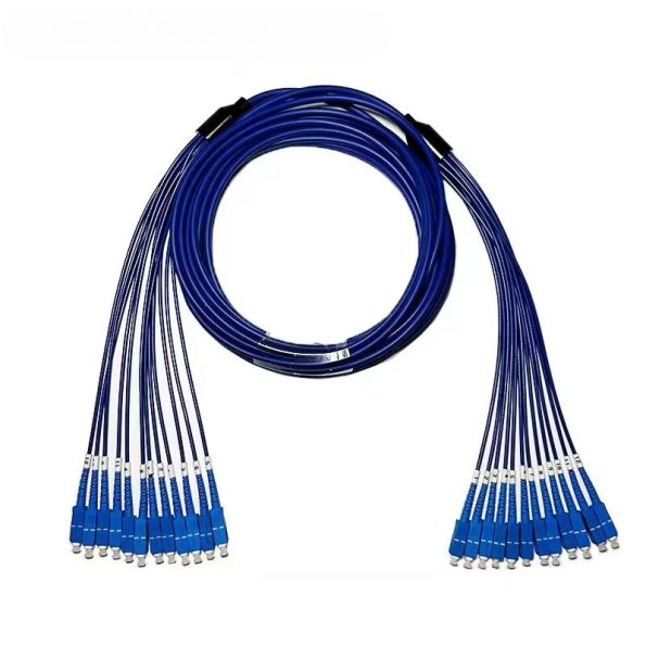 Armored OS2 SingleMode 12 Fibers SC 6.0mm Breakout Cable