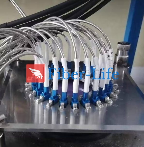 OM3 Multimode Simplex Armored Fiber Optic Patch Cable