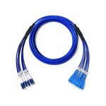 Armored OS2 SingleMode 6 Fibers LC to LC 5.0mm Breakout Cable