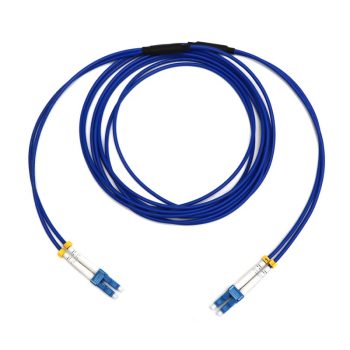 Armored OS2 SingleMode Duplex LC 3.0mm Fiber Optic Patch Cable