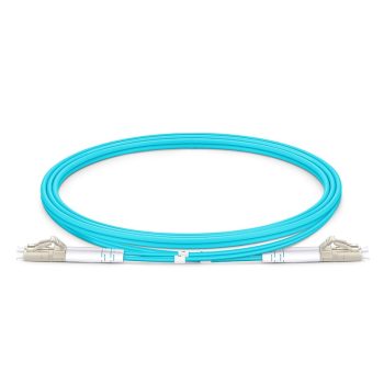 Duplex OM3 Multimode Armored Fiber Optic Patch Cable-1