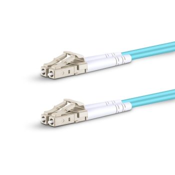 Duplex OM3 Multimode Armored Fiber Optic Patch Cable-2