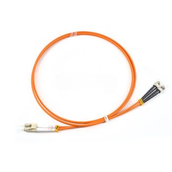 OM1 Multimode Duplex Fiber Optic Patch Cable-1