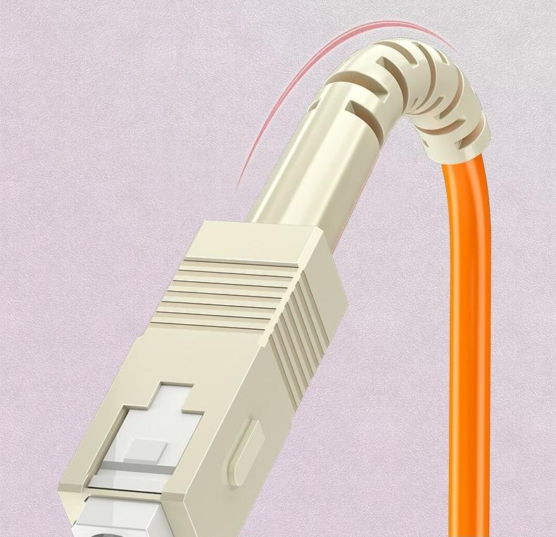 OM2 Multimode Duplex Fiber Optic Patch Cable Long-tail protection