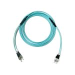 OM3 Multimode Duplex LC 3.0mm Armored Fiber Optic Patch Cable