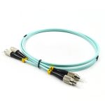 OM3 Multimode Duplex Fiber Optic Patch Cable