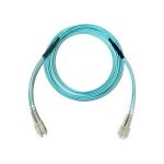 OM3 Multimode Duplex LC 3.0mm Armored Fiber Optic Patch Cable