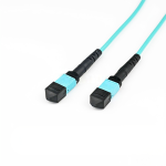 OM3 Multimode MTP-12 Trunk Cable, Aqua