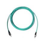 OM3 Multimode Simplex LC 3.0mm Armored Fiber Optic Patch Cable