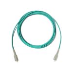 OM3 Multimode Simplex LC 3.0mm Armored Fiber Optic Patch Cable