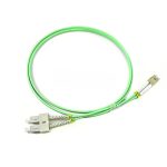 OM5 Multimode Duplex Fiber Optic Patch Cable