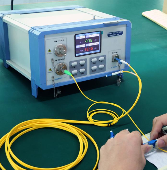 OS2 SingleMode Duplex Fiber Optic Patch Cable Attenuation detection