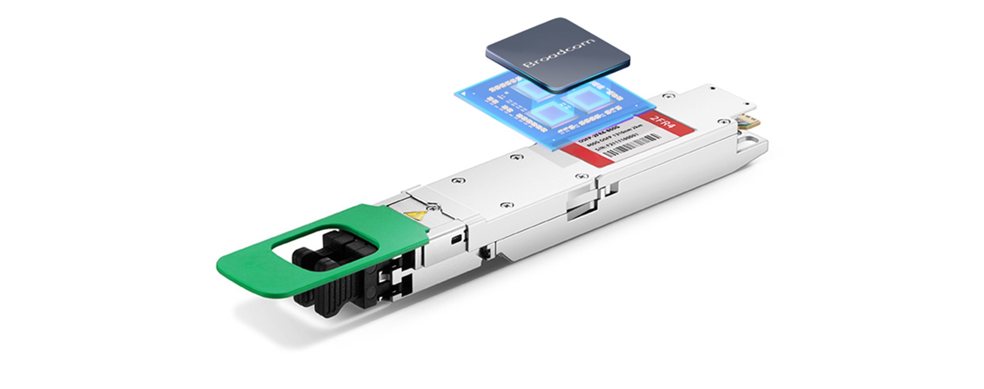 OSFP 800GBASE-2FR4 Finned Top PAM4 1310nm 2km DOM Dual Duplex LC/UPC SMF Optical Transceiver Module, Arista Networks OSFP-800G-2FR4 Compatible -1