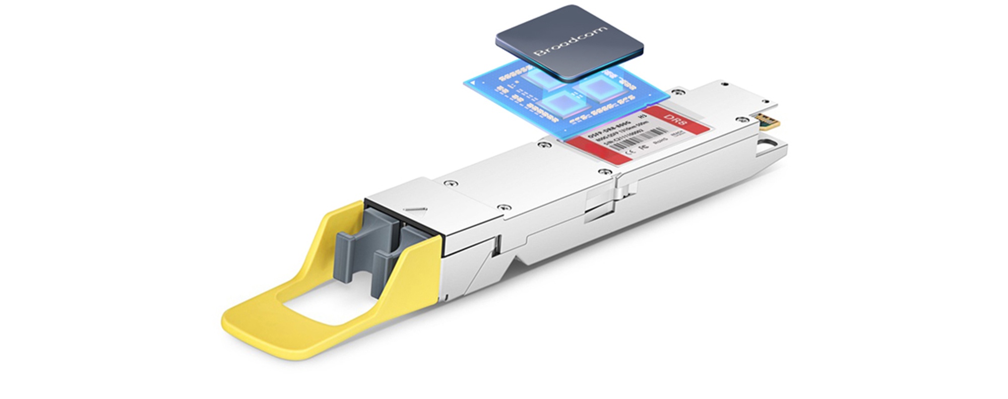 OSFP 800GBASE-DR8 Finned Top PAM4 1310nm 500m DOM Dual MPO-12/APC SMF Optical Transceiver Module, Support 8 x 100G-DR, Arista Networks Compatible-2