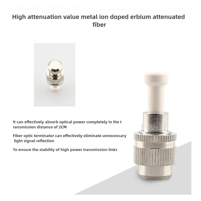 Customized 9/125μm Single-mode Low Reflection Fiber Optic Terminator Connector-3