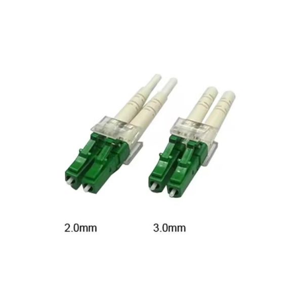 Fiber Optic LC Duplex Clip, Transparent-3