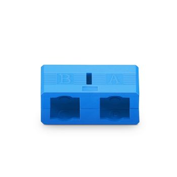 Fiber Optic SC Duplex Clip, Blue-1