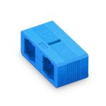 Fiber Optic SC Duplex Clip, Blue-1