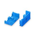 Fiber Optic SC Duplex Clip, Blue-1