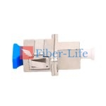 LC UPC Female To SC UPC Female Hybrid Simplex Metal Fiber Optic Adapter With Flange