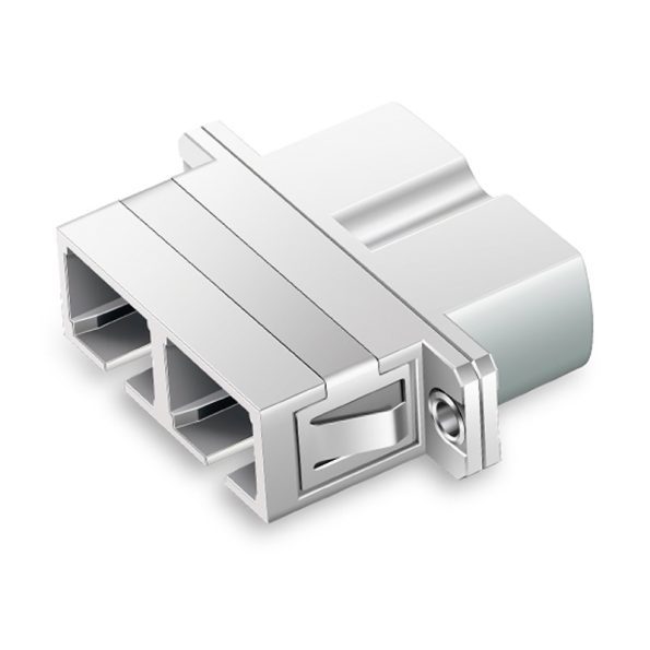 LC to SC Hybrid Metal Fiber Optic AdapterCoupler with Flange-2