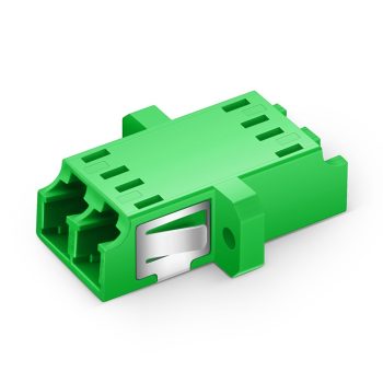 LCAPC to LCAPC Duplex OS2 Single Mode Plastic Fiber Optic AdapterCoupler with Flange-2