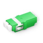 LCAPC to LCAPC Duplex OS2 Single Mode SC Footprint Plastic Fiber Optic AdapterCoupler without Flange-1