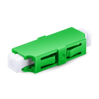 LCAPC to LCAPC Simplex OS2 Single Mode Plastic Fiber Optic AdapterCoupler without Flange-1