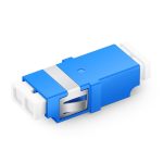 LCUPC to LCUPC Duplex SinglemodeMultimode SC Footprint Plastic Fiber Optic AdapterCoupler without Flange-1