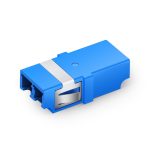 LCUPC to LCUPC Duplex SinglemodeMultimode SC Footprint Plastic Fiber Optic AdapterCoupler without Flange-1