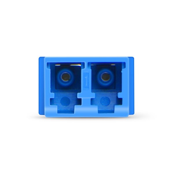 LCUPC to LCUPC Duplex SinglemodeMultimode SC Footprint Plastic Fiber Optic AdapterCoupler without Flange-5