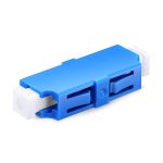 LCUPC to LCUPC Simplex SinglemodeMultimode Plastic Fiber Optic AdapterCoupler without Flange-1