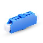 LCUPC to LCUPC Simplex SinglemodeMultimode Plastic Fiber Optic AdapterCoupler without Flange-1