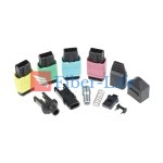 MPO-12 Ribbon Fiber Optic Connector Components