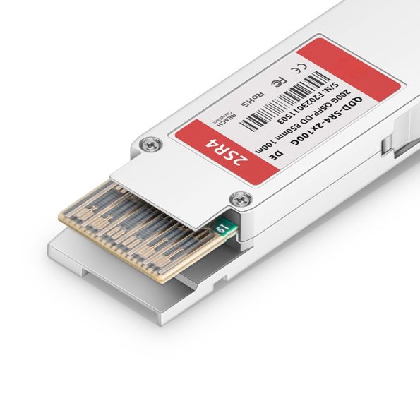 QSFP-DD 200GBASE-2SR4 850nm 100m DOM MPO-24 MMF Optical Transceiver Module, Dell Q28DD-200G-2SR4 Compatible-4