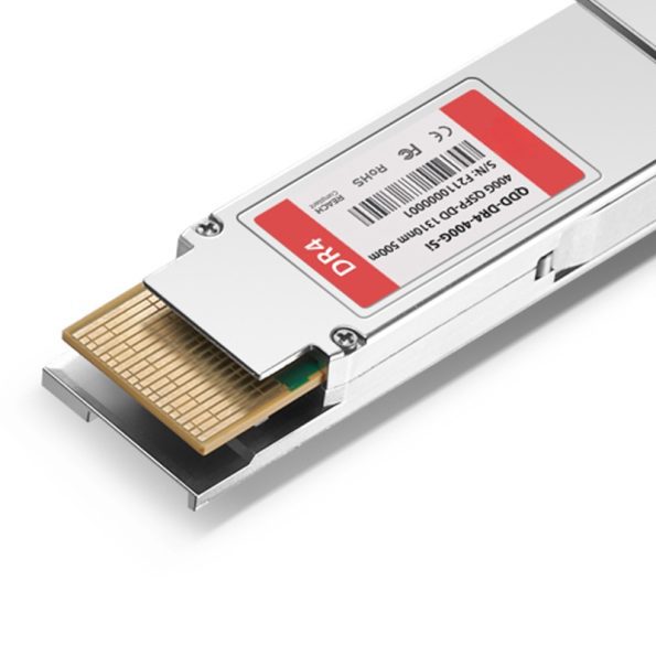 QSFP-DD 400GBASE-DR4 PAM4 1310nm 500m DOM MPO-12APC SMF Optical Transceiver Module, Support 4 x 100G-DR, SiPh-Based, Cisco QDD-400G-DR4-S Compatible-4