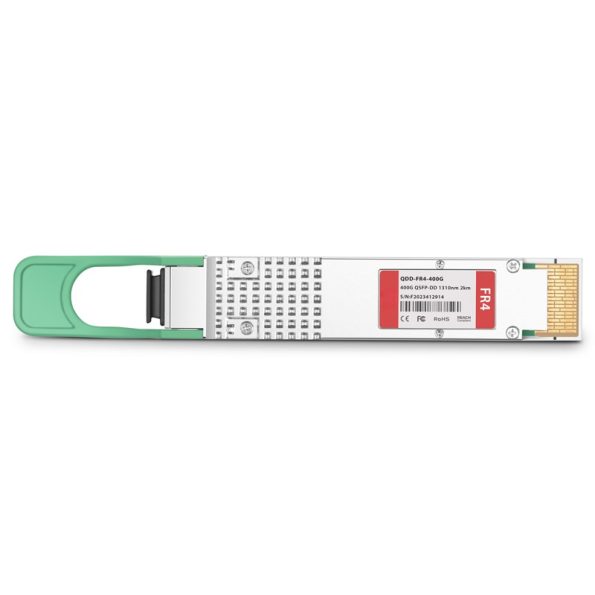 QSFP-DD 400GBASE-FR4 PAM4 1310nm 2km DOM Duplex LCUPC SMF Optical Transceiver Module, Cisco QDD-400G-FR4-S Compatible-2