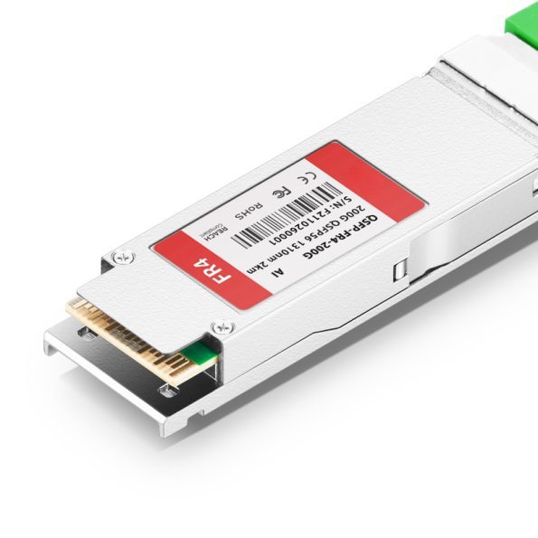 QSFP56 200GBASE-FR4 1310nm 2km DOM Duplex LCUPC SMF Optical Transceiver Module, Arista Networks QSFP-200G-FR4 Compatible-4