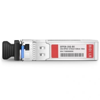 SFP28 25GBASE-U BiDi 1270nm-TX1330nm-RX 10km DOM Simplex LCUPC SMF Optical Transceiver Module, Cisco SFP-25GBX-U-10 Compatible-2