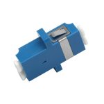 SM MM Duplex LC To LC Fiber Optic Adapter Coupler With Flange, IL≤0.2dB