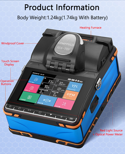 TouchScreen Fully Automatic Fiber Fusion Splicer-4