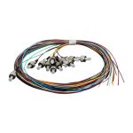 4-48 Fibers Unjacketed Color-coded Fiber Optic Pigtail-1