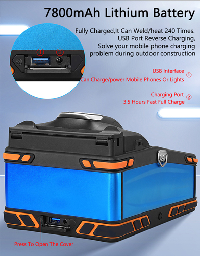 TouchScreen Fully Automatic Fiber Fusion Splicer-6