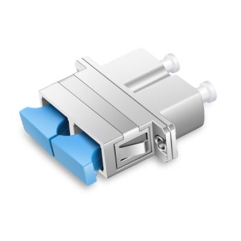 Customized LC Hybrid SinglemodeMultimode Fiber Optic AdapterCoupler, Female to Female-2